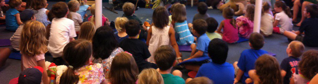 Children at story time