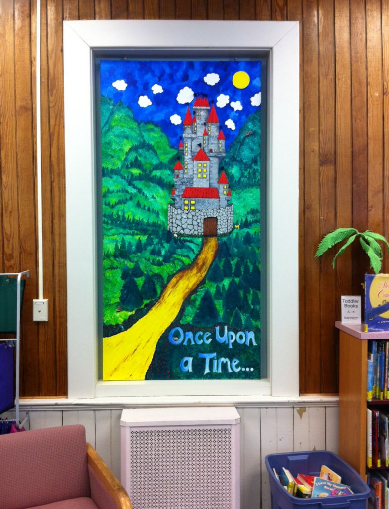 Castle painting by Janie Maxwell