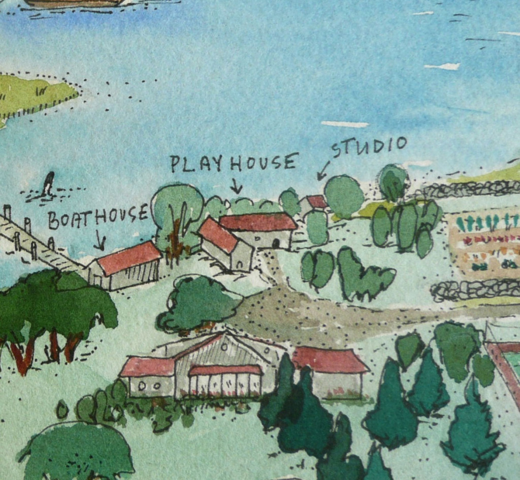 Map detail by Molly Holmberg Brown