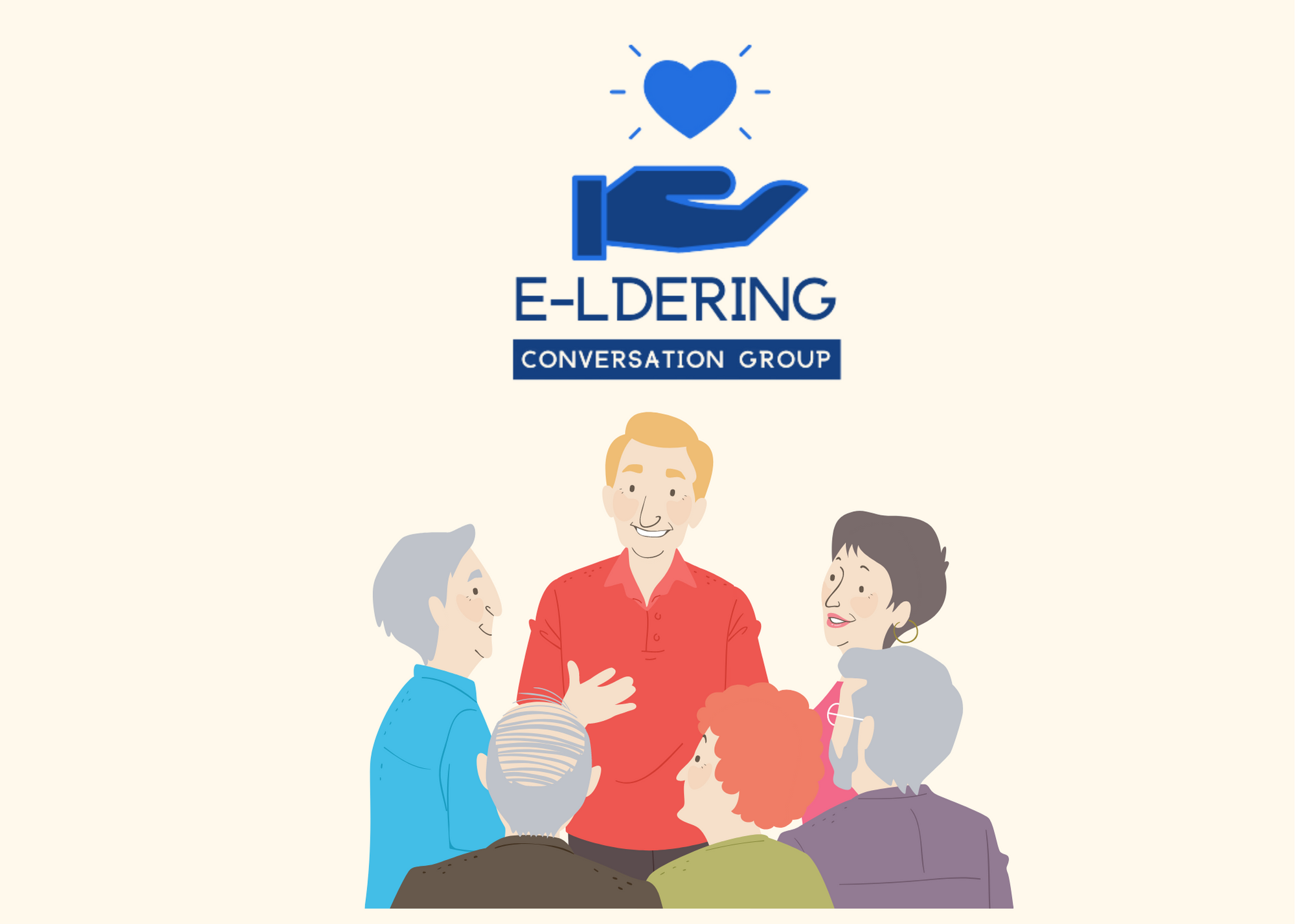 eldering logo with people talking