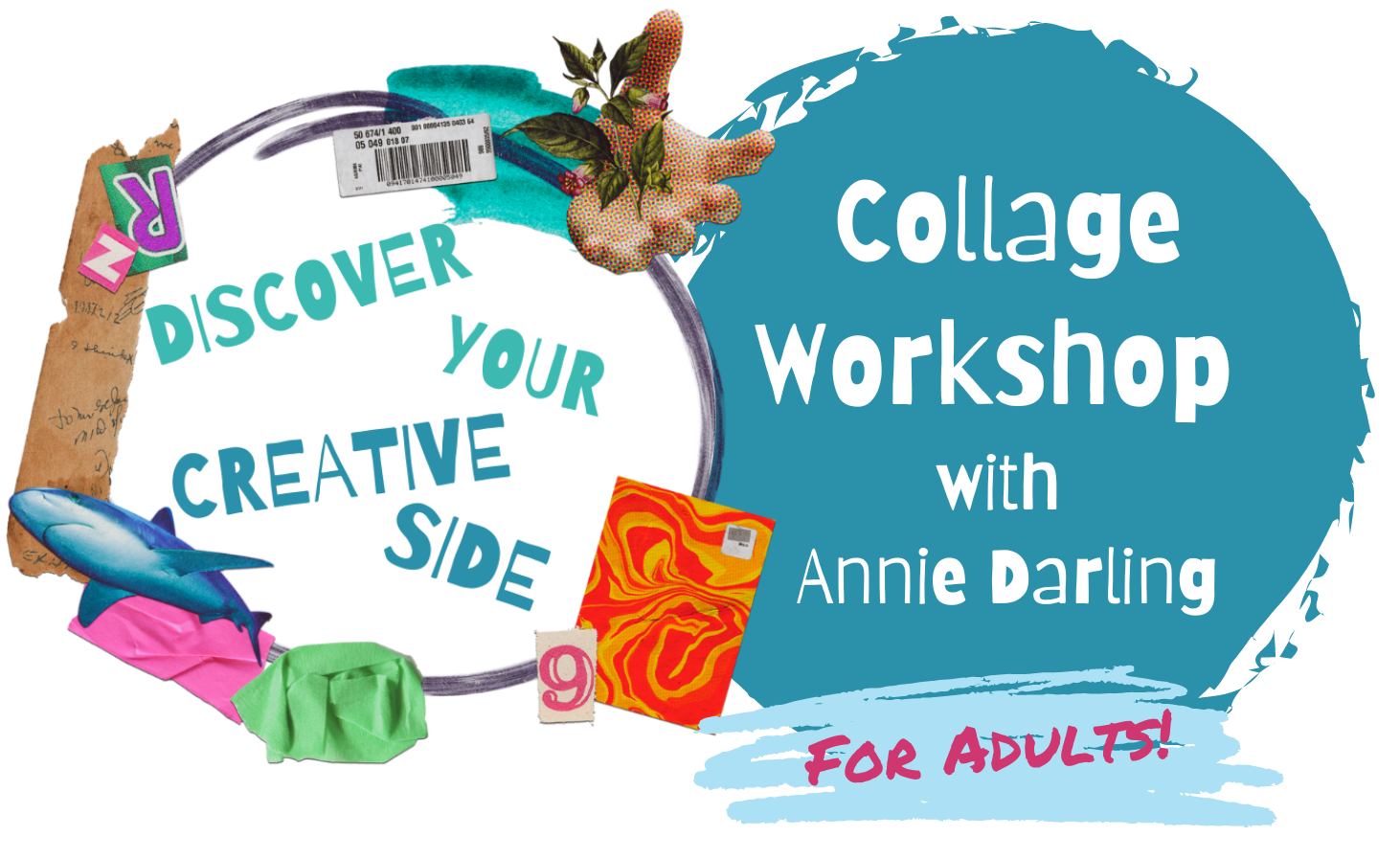 Discover Your Creative Side Collage Workshop With Annie Darling 