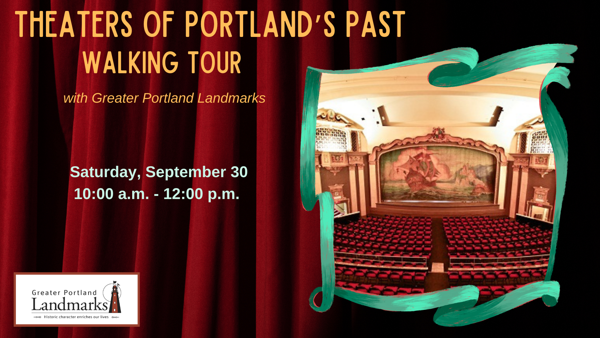 Theaters of Portland's Past walking tour with Greater Portland Landmarks