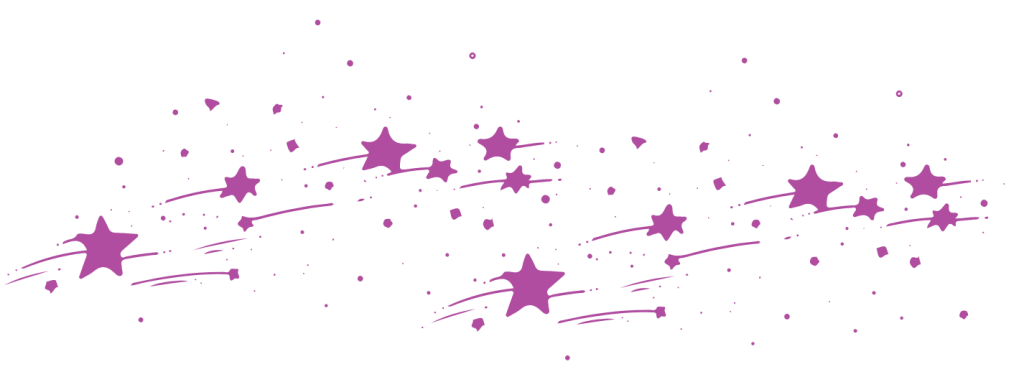 scattered purple stars