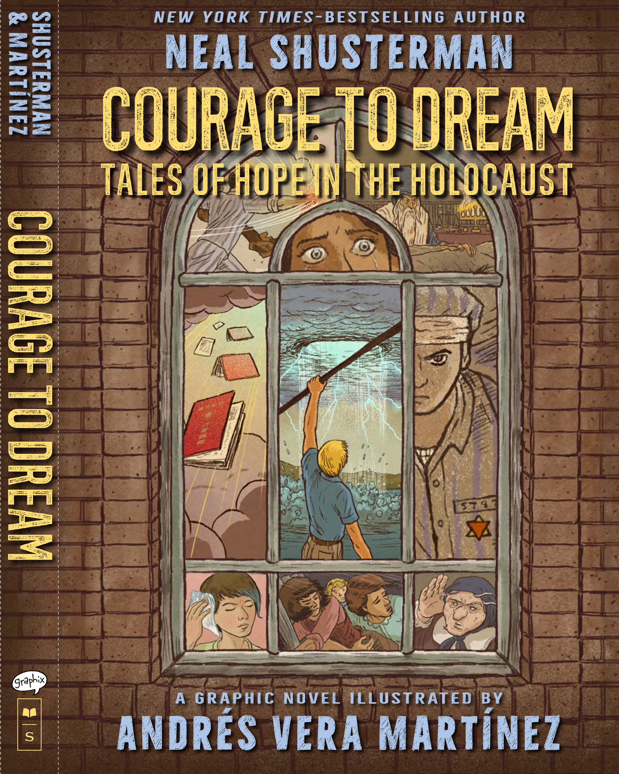 Cover image of Courage to Dream, by Neal Shusterman, illustrated by Andres Vera Martinez