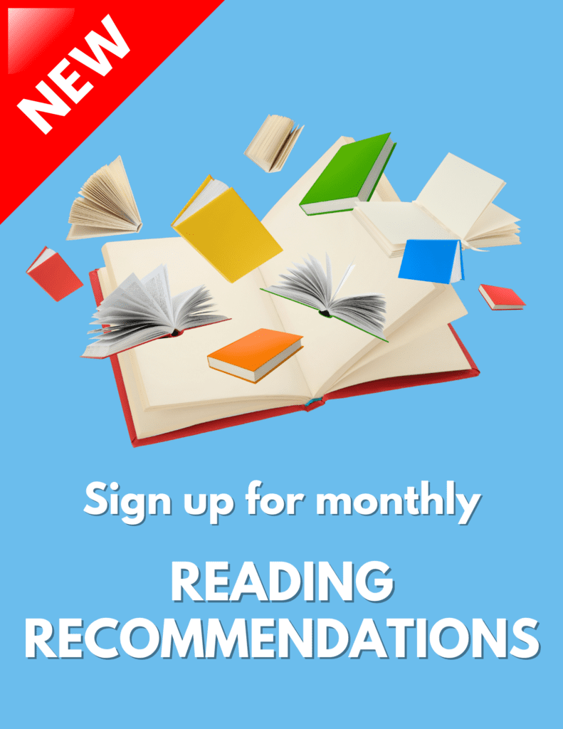 New: Sign up for monthly reading recommendations.