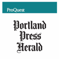 Full-text articles from the Portland Press Herald, 1995 - present (some exceptions, no photos) Portland Press Herald through Proquest